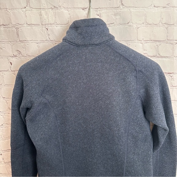 Patagonia Better Sweater 1/4 Zip Women Size XS Navy Blue Fleece Pullover Jacket - Picture 5 of 8